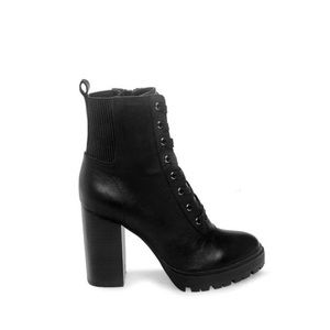 Steve Madden Black Leather Boots